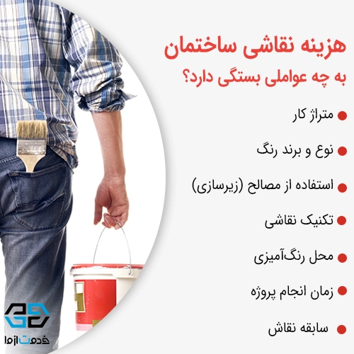 عوامل موثر بر قیمت نقاشی ساختمان