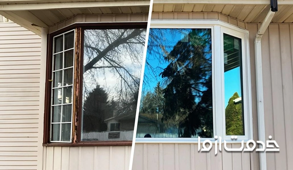تعویض در و پنجره از تعمیرات جزئی ساختمان