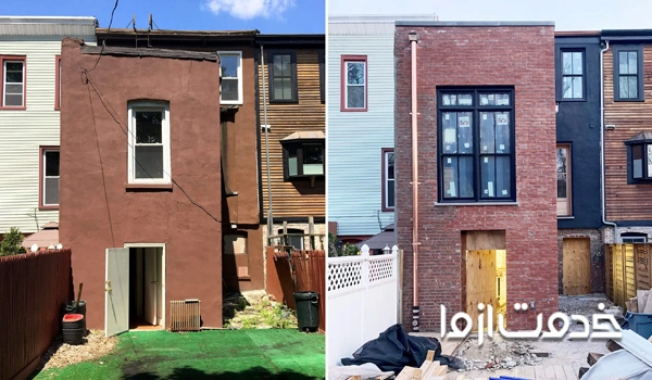 بازسازی نمای ساختمان