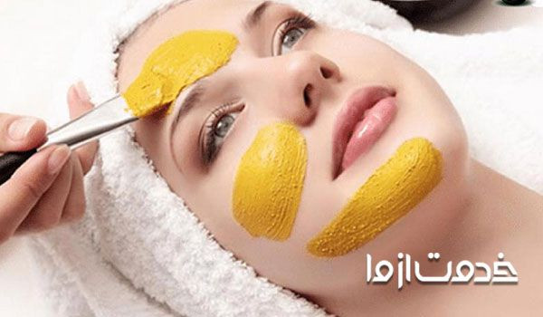 تهیه ماسک روغن کرچک و زرچوبه برای لک صورت