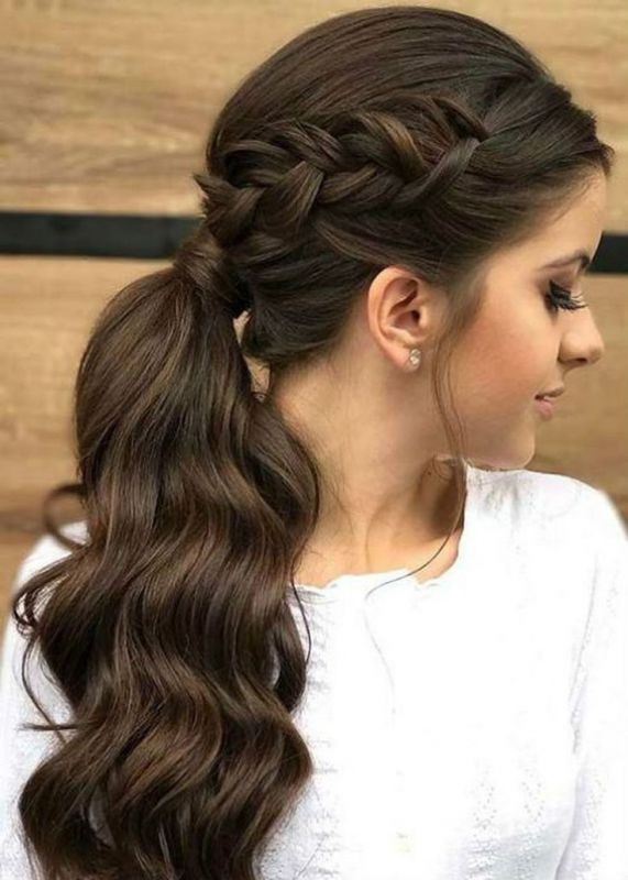 مدل موی بلند دخترانه بسته