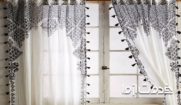 مدل و طرح پرده، حریر و گیپور