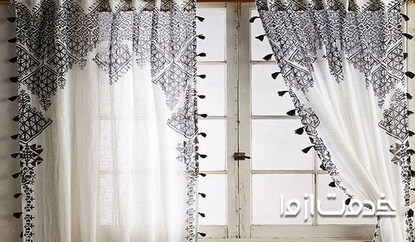 مدل و طرح پرده، حریر و گیپور