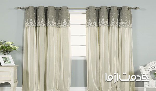 مدل و طرح پرده، حریر و گیپور