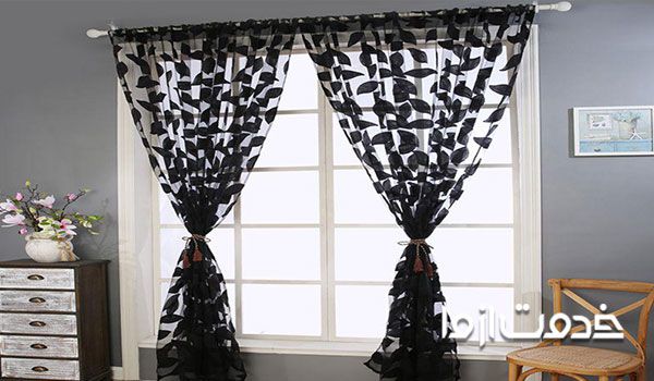 مدل و طرح پرده، حریر و گیپور