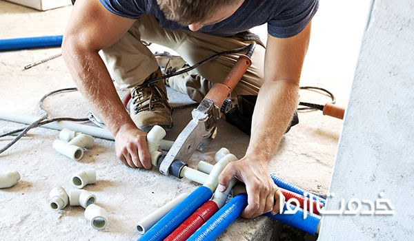 اجرای لوله کشی آب کولر آبی