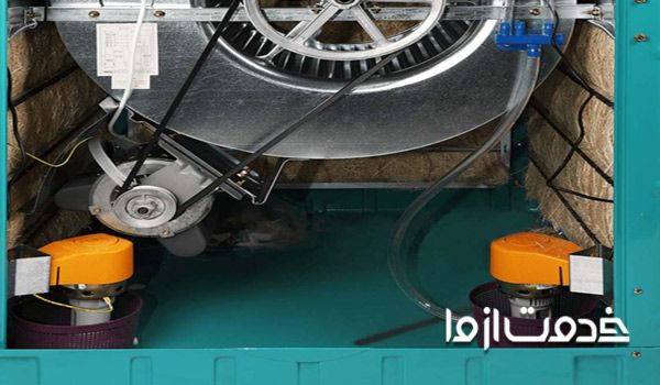 عایق کاری کف کولر آبی