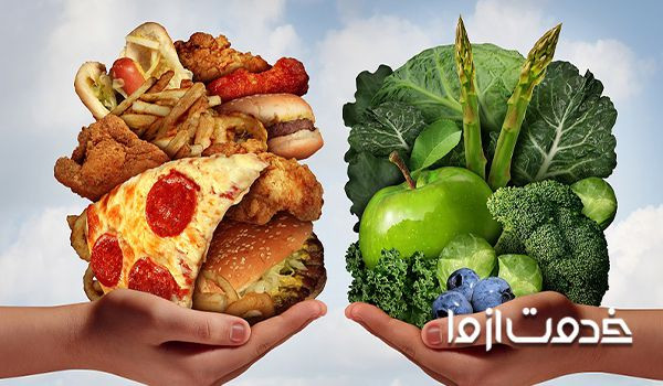 علت نازک شدن موی سر - تغذیه ناسالم