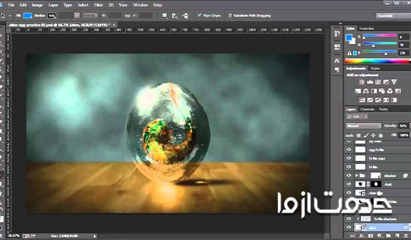 نسخههای فتوشاپ تحت عنوان Creative Suits) CS)