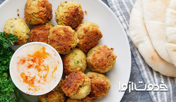 طرز تهیه فلافل ساندویچی