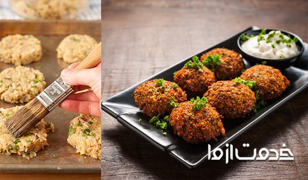 طرز تهیه فلافل در فر