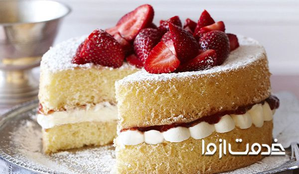 طرز تهیه کیک اسفنجی را برای 15 نفر