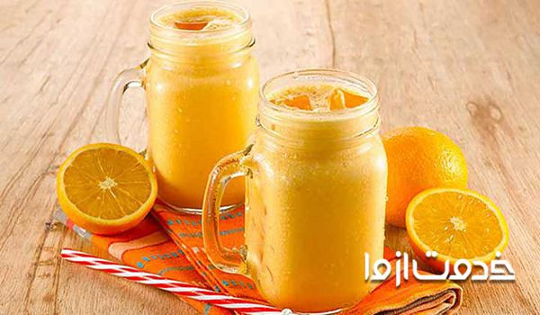 طرز تهیه اسموتی پرتقال