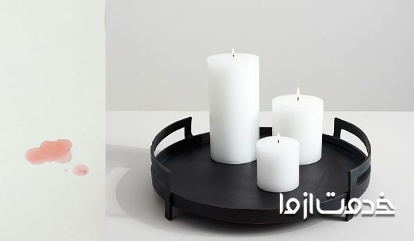 لکه شمع را چگونه ازبین ببریم