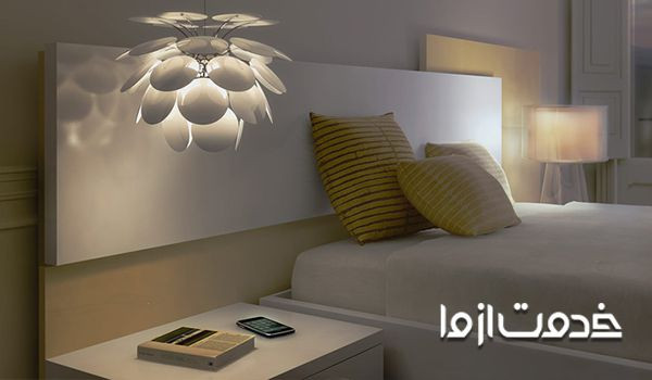 لوستر اتاق خواب عروس
