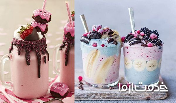 طرز تهیه نوشیدنی تابستانی با بستنی