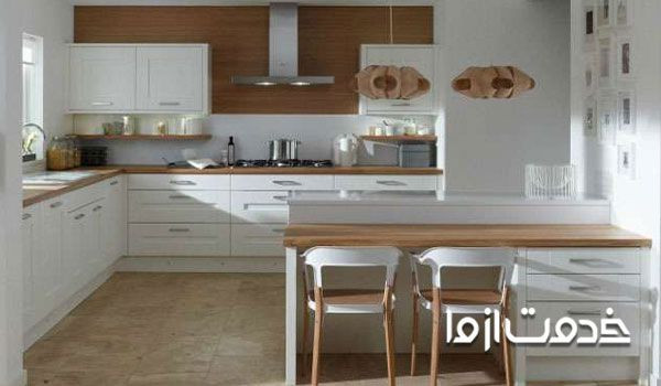 طرح جدید اپن آشپزخانه ایرانی -طراحی اپن آشپزخانه ایرانی به سبک کابینت
