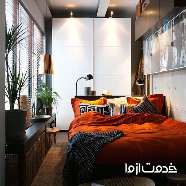 دکوراسیون اتاق خواب 12 متری