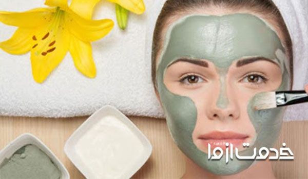 ماسک خاک رس برای ناحیه تی زون صورت