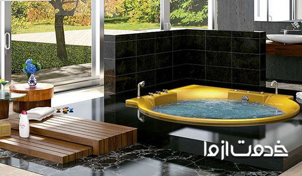 ابعاد جکوزی 6 نفره