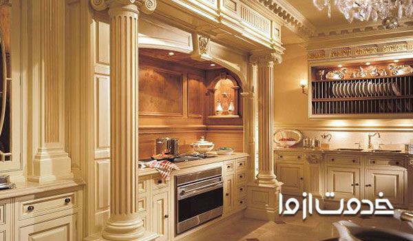 نمونه کابینت کلاسیک رومی