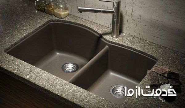 لکه پذیری سینک کورین به نسبت سینک گرانیتی