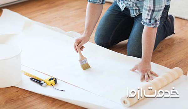 چسب کاغذ دیواری چیست