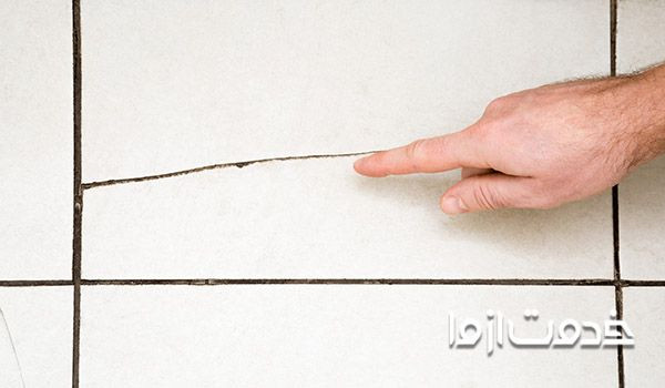 ترمیم لعاب سرامیک لب پر شده