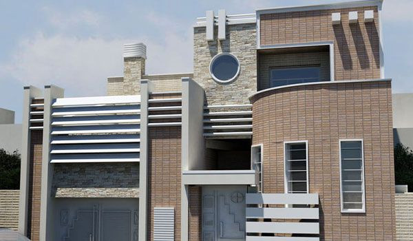 قاب فلزی برای اجرای نمای سنگ ساختمان