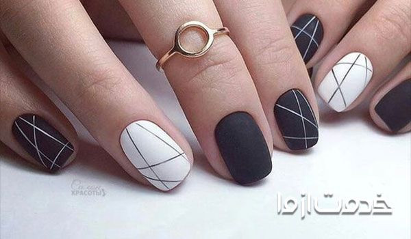 رنگهای خنثی و جذاب برای لاک دو رنگ