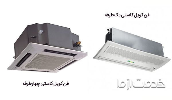 انواع فن کویل سقفی