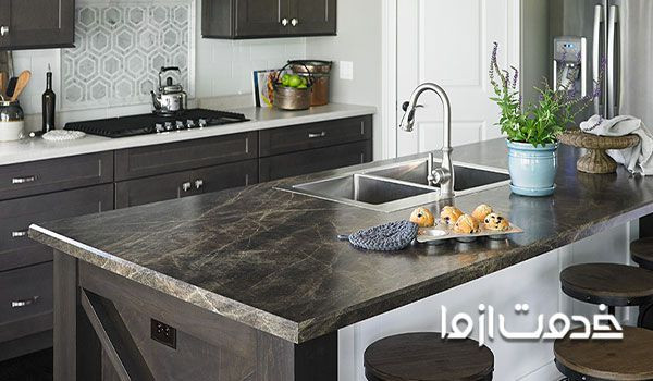 سنگ گرانیت روی کابینت