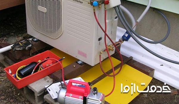 پمپ وکیوم برای نصب کولر گازی