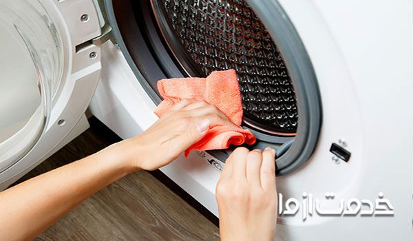 نحوه تمیز کردن لاستیک ماشین لباسشویی