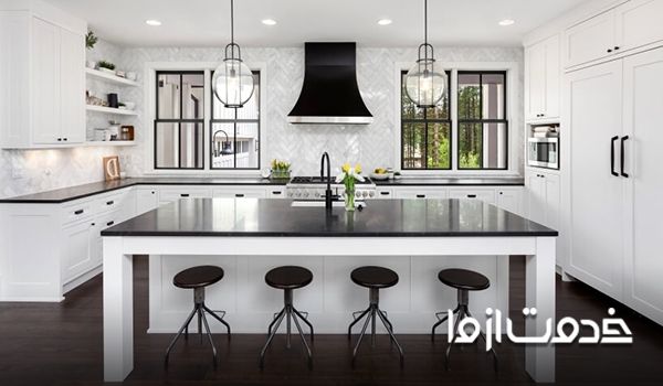 کابینت سفید جدید