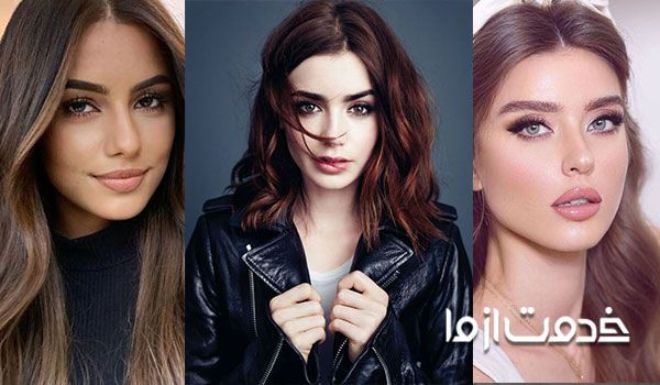 رنگ ابرو مناسب برای موهای قهوهای و مشکی