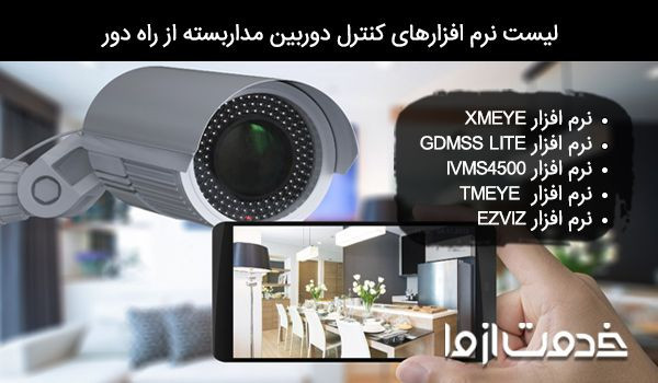 نصب نرم افزار دوربین مداربسته روی موبایل