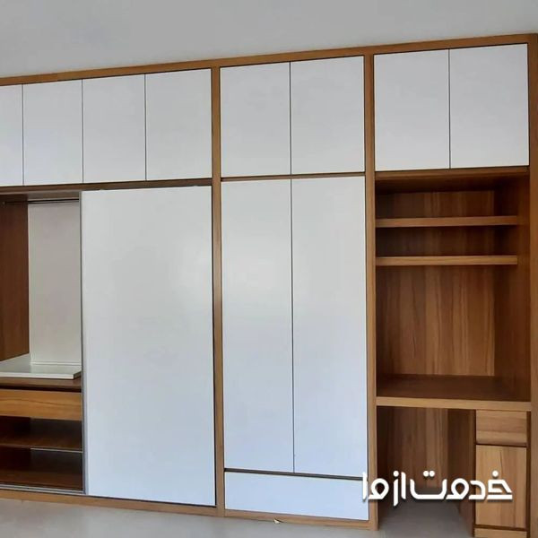 مدل کمد دیواری ام دی اف اتاق خواب