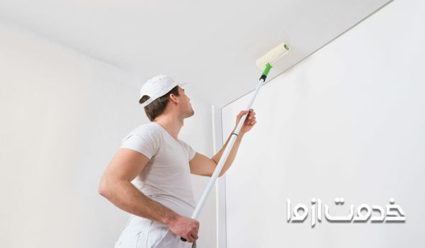 آموزش رنگ پرلاستیک برای سقف