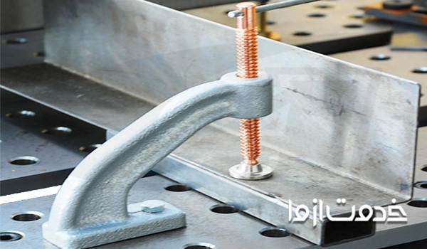 چیدمان و ثابت کردن قطعات در جوشکاری