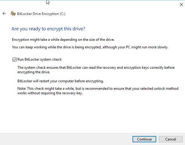 رمزگذاری روی فلش و درایو با BitLocker در ویندوز10 - BitLocker در ویندوز10 نحوه قفل گذاری روی درایو در ویندوز 10