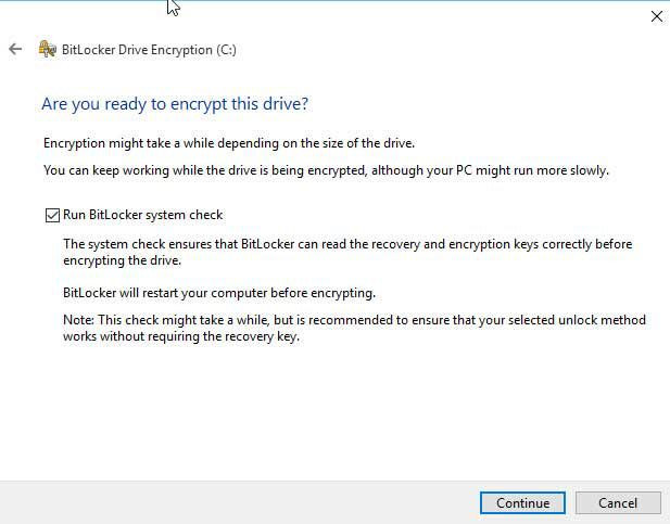 رمزگذاری روی فلش و درایو با BitLocker در ویندوز10 - BitLocker در ویندوز10 نحوه قفل گذاری روی درایو در ویندوز 10