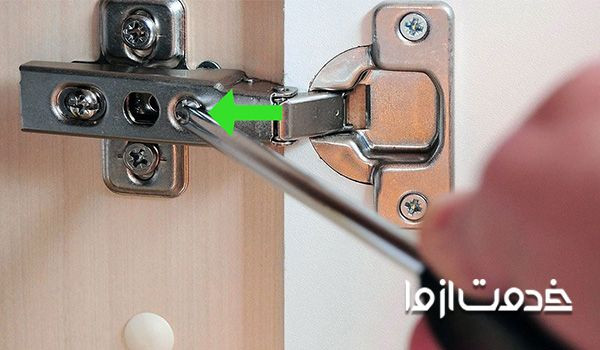 تنظیم درب کابینت