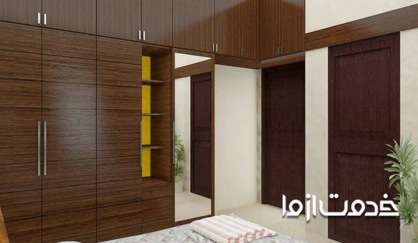 طراحی و اجرای کمد دیواری در شیراز