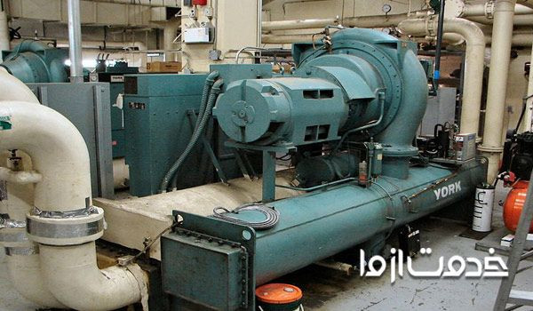 تعمیرات قسمت های مختلف چیلر