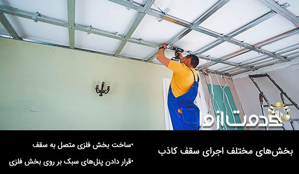 اجرای سقف کاذب